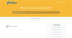 Desktop Screenshot of help.verifico.com