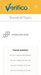 Mobile Screenshot of help.verifico.com
